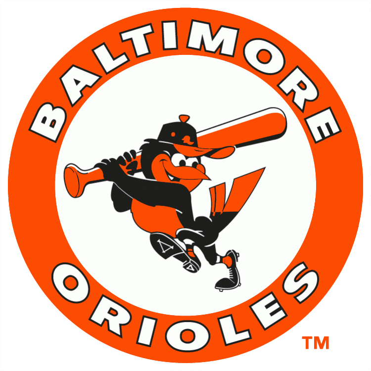 Baltimore Orioles 1989-1991 Primary Logo vinyl decal